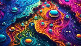 Kunst met kleuren en design