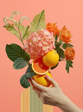 Flowers & lemons by studio snik.