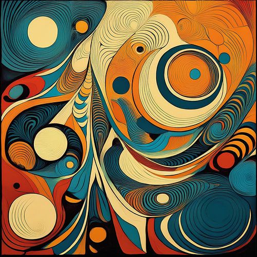 Abstract Art Deco art