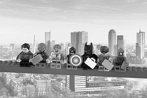 Lunch atop a skyscraper Lego edition - Super Heroes - Man - Rotterdam