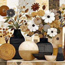 Bloemen Vazen van Blikvanger Schilderijen