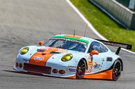 Porsche 911 RSR GTE racewagen rijdend op Spa Francorchamps. van Sjoerd van der Wal Fotografie thumbnail