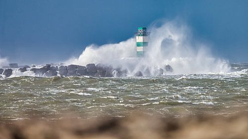 Lighthouse in a Storm