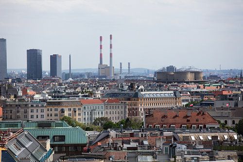 Uitzicht over Wenen, Oostenrijk