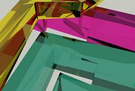 Tha Maze 6-2-4 von Pat Bloom - Moderne 3D, abstracte kubistische en futurisme kunst Miniaturansicht