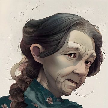 Grandmother F by Harmanna Digital Art