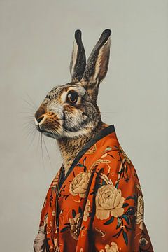 Portrait of Rabbit by But First Framing