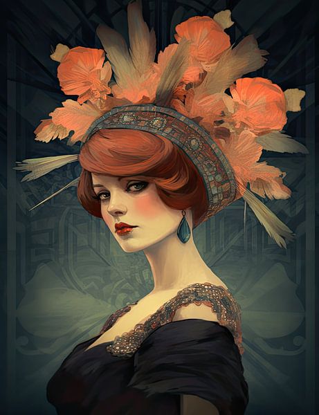 Zeitlose Schönheit: Die Flapper der Goldenen Zwanziger par Peter Balan