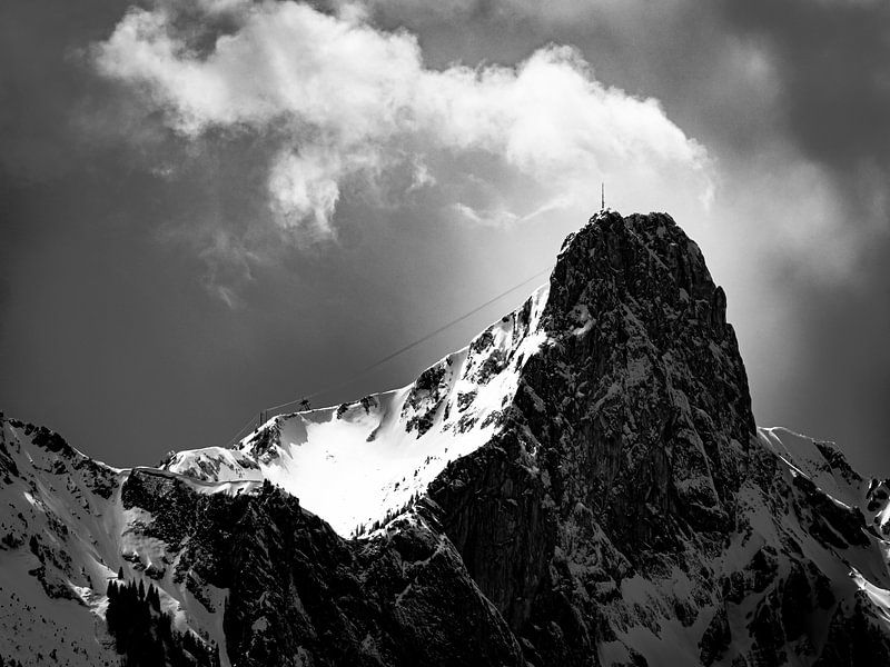 Stockhorn in black and white by Zbinden Konnex