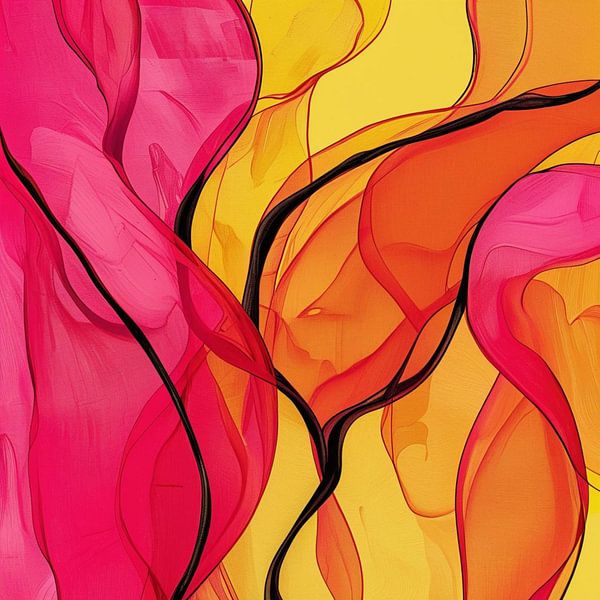 flowing fluorescent van Ellen Novara-da Lima