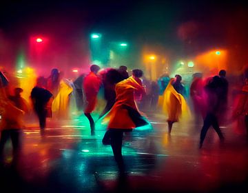 Dansend in de straten tijdens een zwoele zomernacht. Deel 18 van Maarten Knops