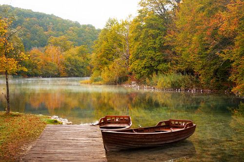 Autumn in Plitvice sur Silvio Schoisswohl