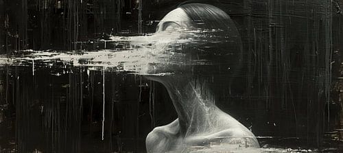 Femme abstraite noire