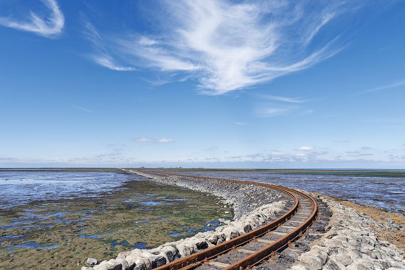 Halligbahn nach Nordstrandischmoor von Peter Eckert