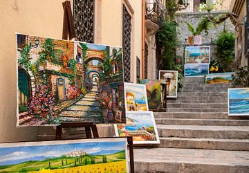 Schilderen op Sicilië van Ton Tolboom