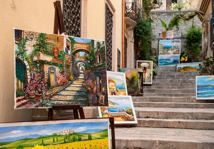 Painting on Sicily by Ton Tolboom