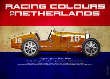Racekleuren Nederland van Theodor Decker