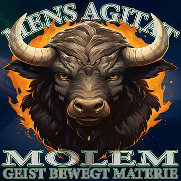 MENS AGITAT MOLEM - Geest beweegt materie - Buffel van ADLER & Co / Caj Kessler