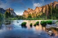 Yosemite National Park USA bij zonsondergang. van Voss Fine Art Fotografie thumbnail