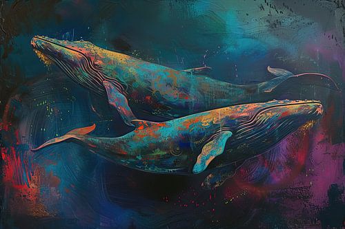 Kosmische Leviathane von Kunst Laune
