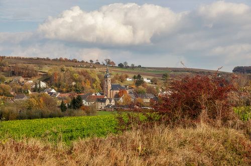 Kerkdorpje Eys in herfstkleuren