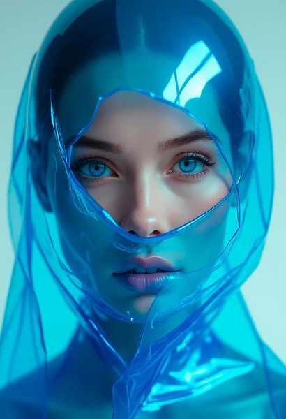 Shine Blue by FRESH Fine Art