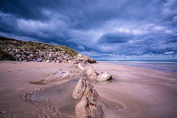omaha beach normandy by Angelique Niehorster