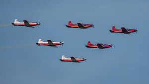 Formation Pilatus PC-7 Mk.II der malaysischen Luftwaffe.