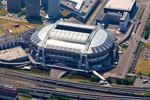 Sonnenreflexion auf dem Dach der Amsterdam Arena / Johan Cruijff Arena von Anton de Zeeuw