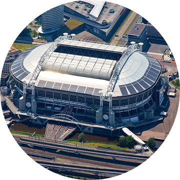 Zon reflectie op dak Amsterdam Arena / Johan Cruijff Arena van Anton de Zeeuw