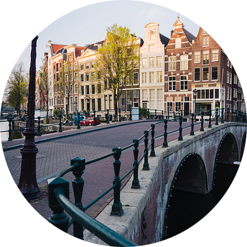 Keizersgracht Amsterdam tijdens het gouden uurtje van Thea.Photo