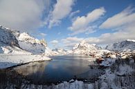 Panoramisch fjord van Babs Boelens thumbnail