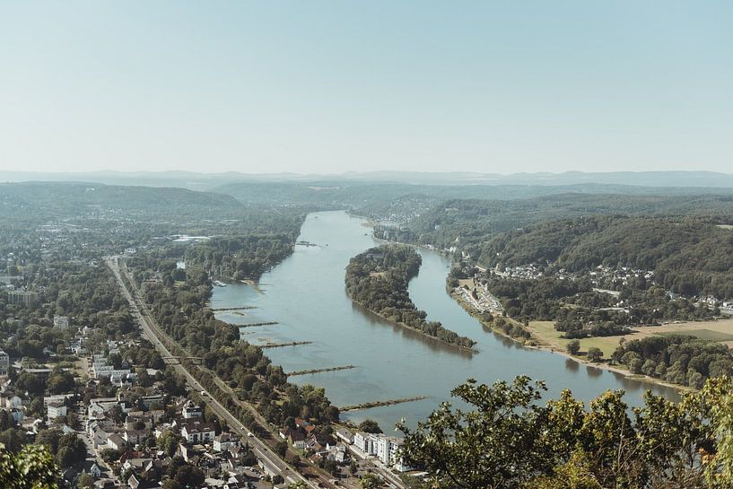 Rivier de Rijn in Königswinter | Reisfotografie | Duitsland, Europa van Sanne Dost