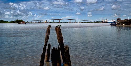 Bridge in Paramaribo the capital of Suriname