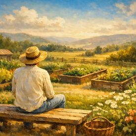 Uitzicht op de vallei van INGO