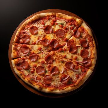 Pizza-Porträt von TheXclusive Art