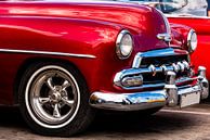 Details of a red vintage car in Havana Cuba by Dieter Walther thumbnail