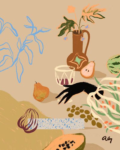 Passe-moi la poire sur Arty Guava