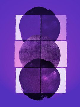 Minimalisme scandinave Deep Ultra Violet sur Mad Dog Art