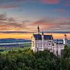 Schloss Neuschwanstein in Bayern, Deutschland von Michael Abid