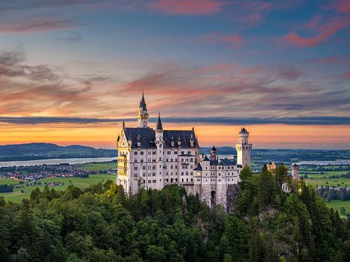 Kasteel Neuschwanstein in Beieren, Duitsland