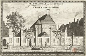 Coenraet Decker, Ansicht der Stadttore und des Chirurgenzimmers in Delft, 1678 - 1703