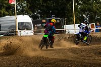 Gleitender Motocrosser
