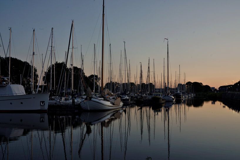 enkhuizen hafen abend 2 von joyce kool