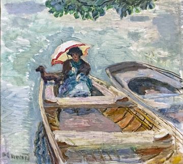 Op een boot, Pierre Bonnard, 1910-1913 van Atelier Liesjes