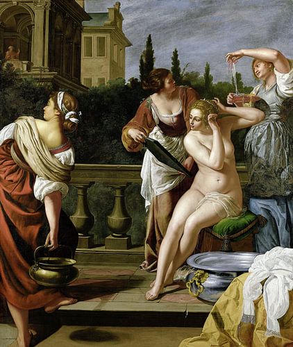 Artemisia Gentileschi,Bathseba in het bad