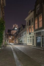 Grote Kerk in Dordrecht in de avond van Tux Photography