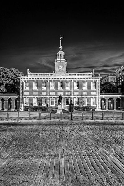 Philadelphia Independence Hall | Monochrom von Melanie Viola