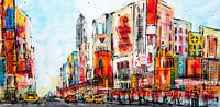 New York van Vrolijk Schilderij thumbnail