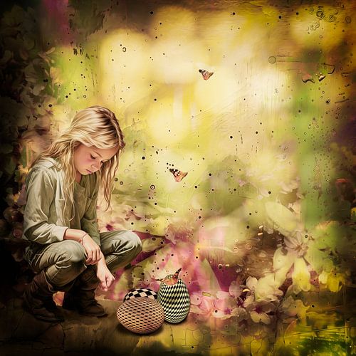 Een steen-papier-schaar-spel met zichzelf